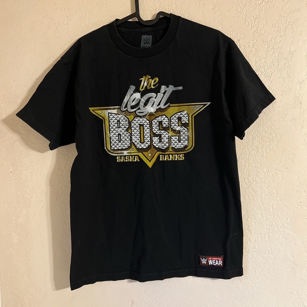 Sasha Banks The Legit Boss WWE wrestling shirt.